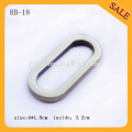 RB18 Leather handbag handle zinc alloy strap buckle metal Oval shape o ring buckle